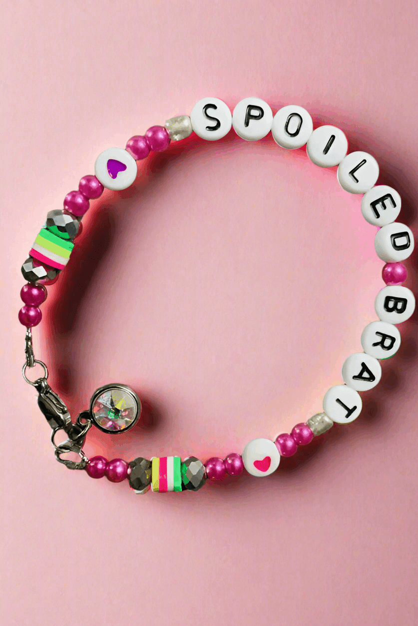 Shop Rad and Refined Rad & Refined Spoiled Brat Beaded Bracelet Anklet for women – premium loungewear and festival fashion at Spoiled Brat