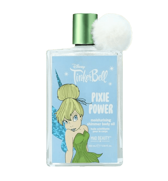 Shop Mad Beauty Disney TinkerBell Pixie Perfection Moisturising Shimmer Oil online at Spoiled Brat