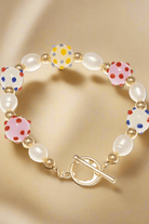 Sofia Richie x 8 Other Reasons Glass Bead Charm Bracelet by 8 Other Reasons – Bracelet – Gold | Spoiled Brat UK