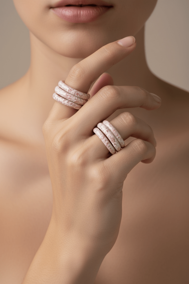 Shop 8 Other Reasons Sofia Richie x 8 Other Reasons Pink Ring Set Ring for women – premium loungewear and festival fashion at Spoiled Brat