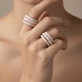 Shop 8 Other Reasons Sofia Richie x 8 Other Reasons Pink Ring Set Ring for women – premium loungewear and festival fashion at Spoiled Brat