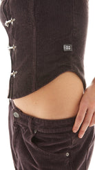 Shop Basic Pleasure Mode Basic Pleasure Mode Hot Chocolate Corset Top Corset for women – premium loungewear and festival fashion at Spoiled Brat