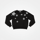 Shop Beach Riot Beach Riot Ava Silver Star Sweater as seen on Malin Andersson Sweater for women – premium loungewear and festival fashion at Spoiled Brat
