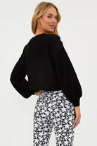 Shop Beach Riot Beach Riot Ava Silver Star Sweater as seen on Malin Andersson Sweater for women – premium loungewear and festival fashion at Spoiled Brat