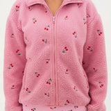 Shop Beach Riot Beach Riot Bennie Fleece Jacket as seen on Chloe Meadows Jacket for women – premium loungewear and festival fashion at Spoiled Brat