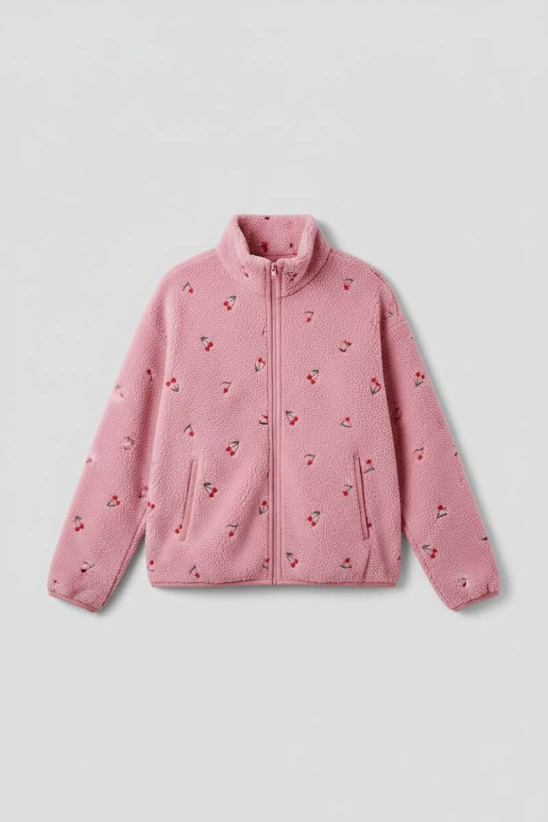 Shop Beach Riot Beach Riot Bennie Fleece Jacket as seen on Chloe Meadows Jacket for women – premium loungewear and festival fashion at Spoiled Brat