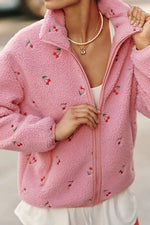 Shop Beach Riot Beach Riot Bennie Fleece Jacket as seen on Chloe Meadows Jacket for women – premium loungewear and festival fashion at Spoiled Brat
