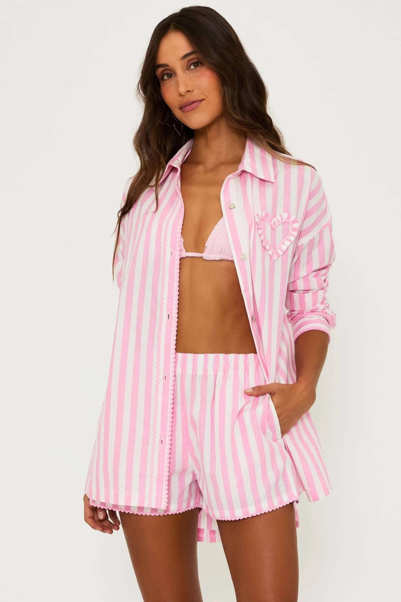 Beach Riot Cassidy Prism Pink Blouse - Spoiled Brat