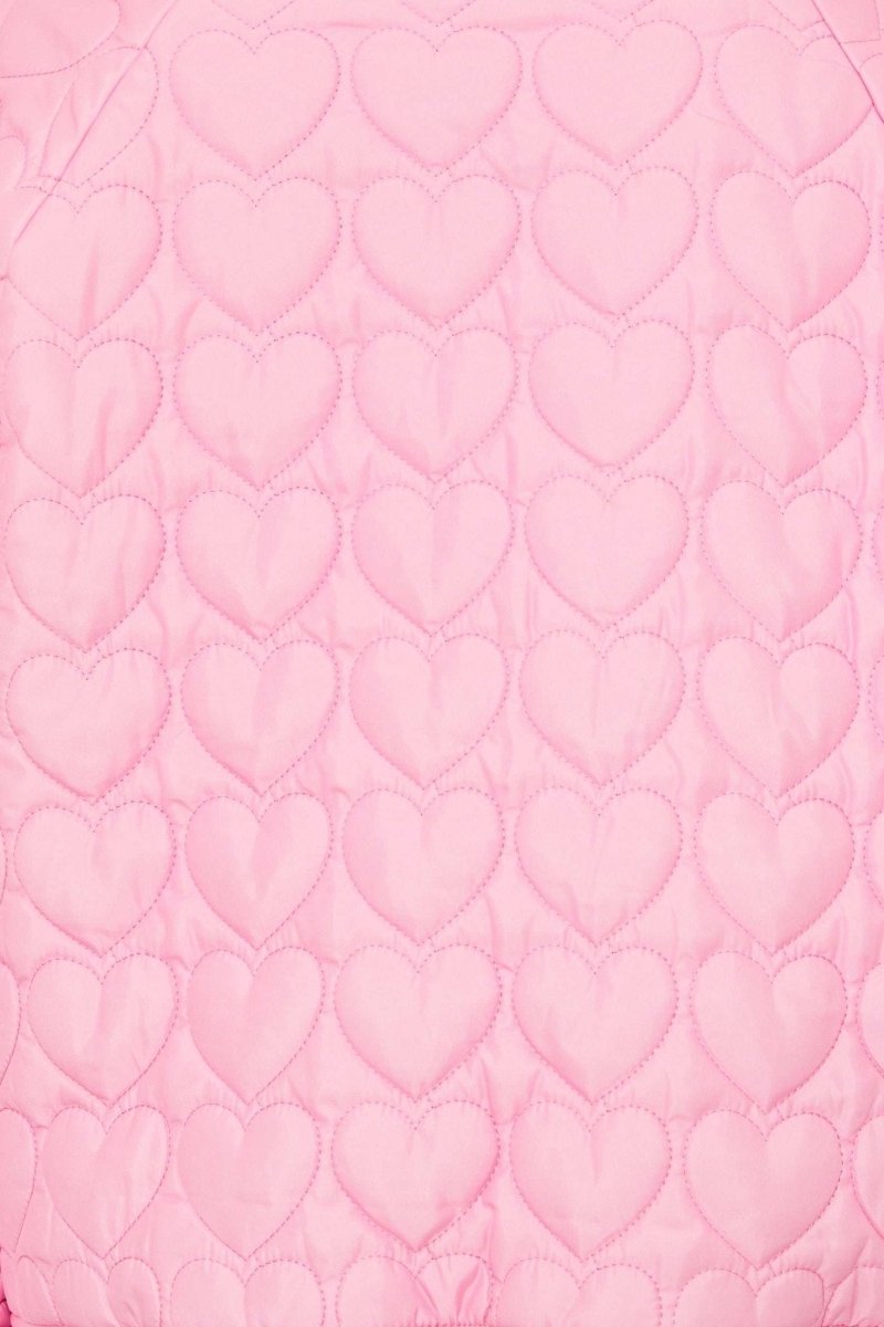 Shop Beach Riot Beach Riot Flight Jacket Prism Pink Heart Jacket for women – premium loungewear and festival fashion at Spoiled Brat
