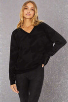 Beach Riot Joey Houndstooth Knit Sweater Sweater by Beach Riot as seen on celebrities