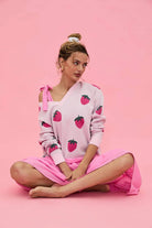 Beach Riot Joey Strawberry Sweatshirt - Spoiled Brat