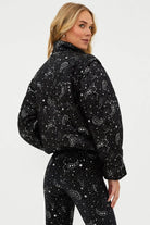 Beach Riot Kris Convertible Shooting Stars Puffer Jacket - Spoiled Brat