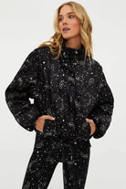 Beach Riot Kris Convertible Shooting Stars Puffer Jacket - Spoiled Brat