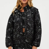 Shop Beach Riot Beach Riot Kris Convertible Shooting Stars Puffer Jacket Jacket for women – premium loungewear and festival fashion at Spoiled Brat