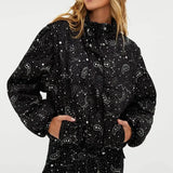 Shop Beach Riot Beach Riot Kris Convertible Shooting Stars Puffer Jacket Jacket for women – premium loungewear and festival fashion at Spoiled Brat