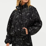 Shop Beach Riot Beach Riot Kris Convertible Shooting Stars Puffer Jacket Jacket for women – premium loungewear and festival fashion at Spoiled Brat