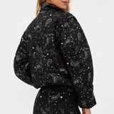 Shop Beach Riot Beach Riot Kris Convertible Shooting Stars Puffer Jacket Jacket for women – premium loungewear and festival fashion at Spoiled Brat