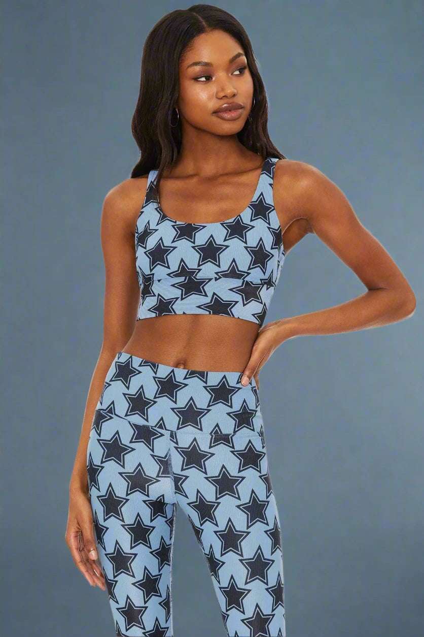 Beach Riot Leah Disco Star Gym Crop Top - Spoiled Brat