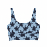 Shop Beach Riot Beach Riot Leah Disco Star Gym Crop Top Crop Top for women – premium loungewear and festival fashion at Spoiled Brat