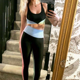 Shop Beach Riot Beach Riot Nora Pretty Pastels Sports Crop Top as seen on Sarah Jayne Dunn Crop Top for women – premium loungewear and festival fashion at Spoiled Brat