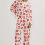 Shop Beach Riot Beach Riot Pacific Long Sleeve PJ Sleep Set Sweat Treat Pyjamas for women – premium loungewear and festival fashion at Spoiled Brat
