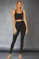 Beach Riot Piper Gunmetal Houndstooth Leggings Leggings by Beach Riot as seen on celebrities