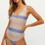 Shop Beach Riot Beach Riot Reese One Piece Cotton Candy Ombre Shine Swimsuit Swimsuit for women – premium loungewear and festival fashion at Spoiled Brat