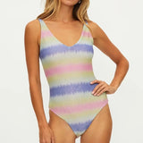 Shop Beach Riot Beach Riot Reese One Piece Cotton Candy Ombre Shine Swimsuit Swimsuit for women – premium loungewear and festival fashion at Spoiled Brat