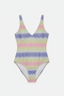 Shop Beach Riot Beach Riot Reese One Piece Cotton Candy Ombre Shine Swimsuit Swimsuit for women – premium loungewear and festival fashion at Spoiled Brat