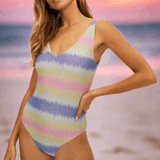 Shop Beach Riot Beach Riot Reese One Piece Cotton Candy Ombre Shine Swimsuit Swimsuit for women – premium loungewear and festival fashion at Spoiled Brat