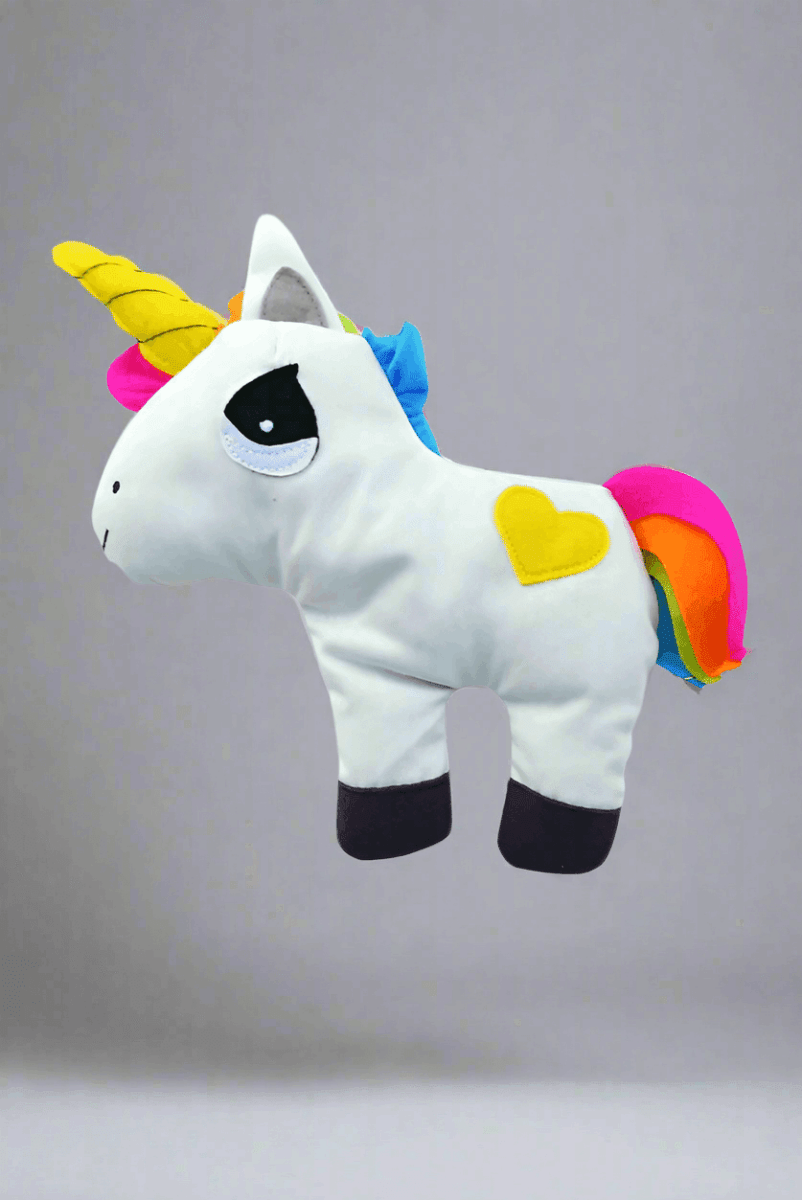 Shop Bitten Bitten Design Huggable Unicorn Hot Water Bottle for women – premium loungewear and festival fashion at Spoiled Brat