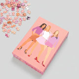 Shop Bored Sheep Bored Sheep Mean Girls Inspired: the Plastics Jigsaw Puzzle 500 Pcs Game for women – premium loungewear and festival fashion at Spoiled Brat
