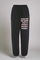 Shop Boys Lie Boys Lie 1 - 800 Heart Kimmy Jogger Pant as seen on Kristin Cavallari Jogger Bottoms for women – premium loungewear and festival fashion at Spoiled Brat
