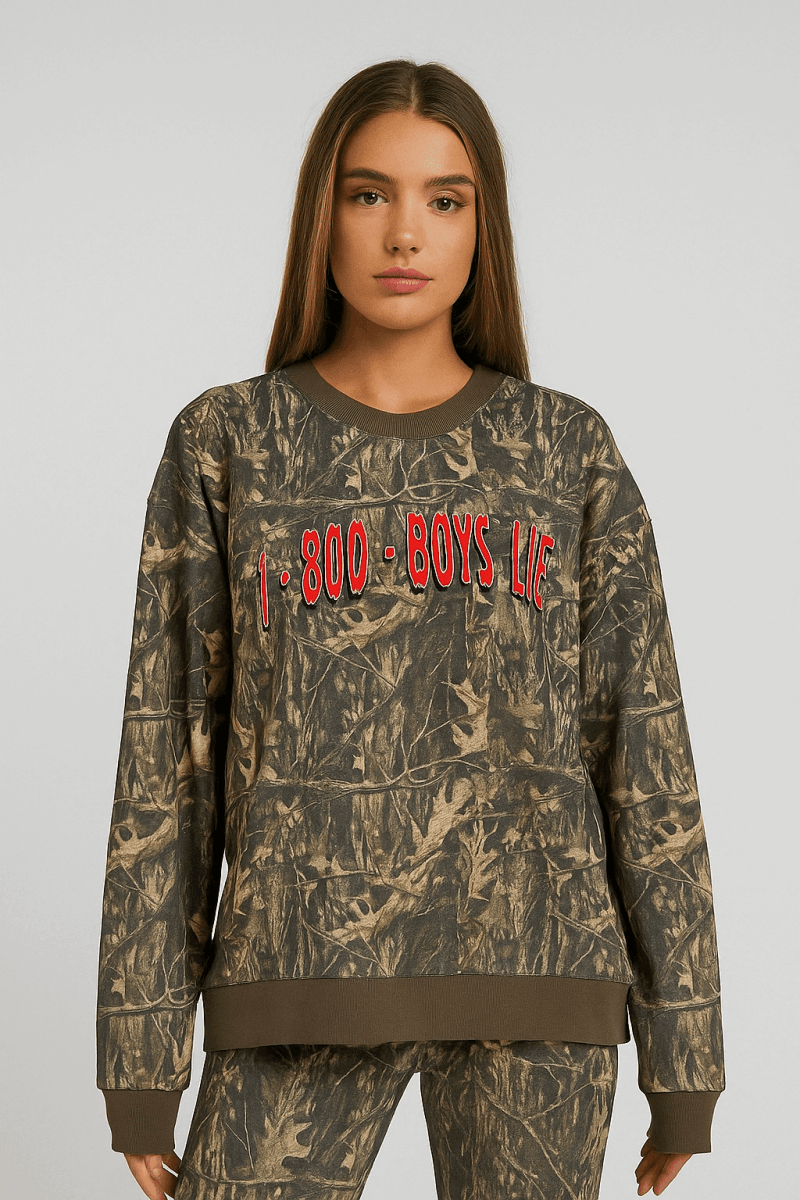 Shop Boys Lie Boys Lie 1 - 800 Manhunt Kara Crewneck Sweater Sweater for women – premium loungewear and festival fashion at Spoiled Brat