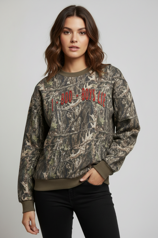 Boys Lie 1-800 Manhunt Kara Crewneck Sweater - Spoiled Brat