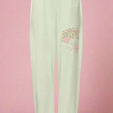 Shop Boys Lie Boys Lie Aura Bows Kimmy Jogger Pants as seen on Chloe Brockett Jogger Bottoms for women – premium loungewear and festival fashion at Spoiled Brat