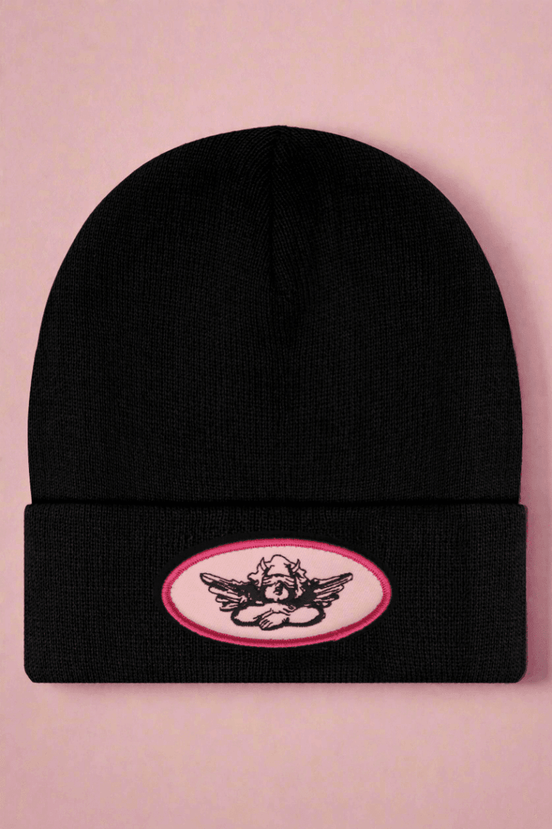 Shop Boys Lie Boys Lie Black 1 - 800 Beanie Hat Beanie for women – premium loungewear and festival fashion at Spoiled Brat