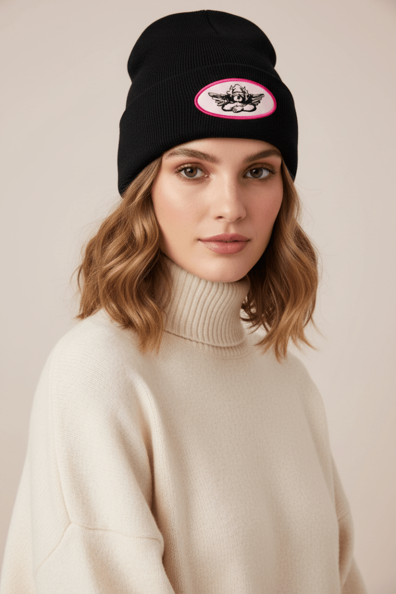 Shop Boys Lie Boys Lie Black 1 - 800 Beanie Hat Beanie for women – premium loungewear and festival fashion at Spoiled Brat