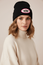 Shop Boys Lie Boys Lie Black 1 - 800 Beanie Hat Beanie for women – premium loungewear and festival fashion at Spoiled Brat