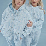 Shop Boys Lie Boys Lie Blue Manhunt Racer Hoodie as seen on Olivia Attwood Hooded Sweatshirt for women – premium loungewear and festival fashion at Spoiled Brat
