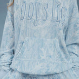 Shop Boys Lie Boys Lie Blue Manhunt Racer Hoodie as seen on Olivia Attwood Hooded Sweatshirt for women – premium loungewear and festival fashion at Spoiled Brat