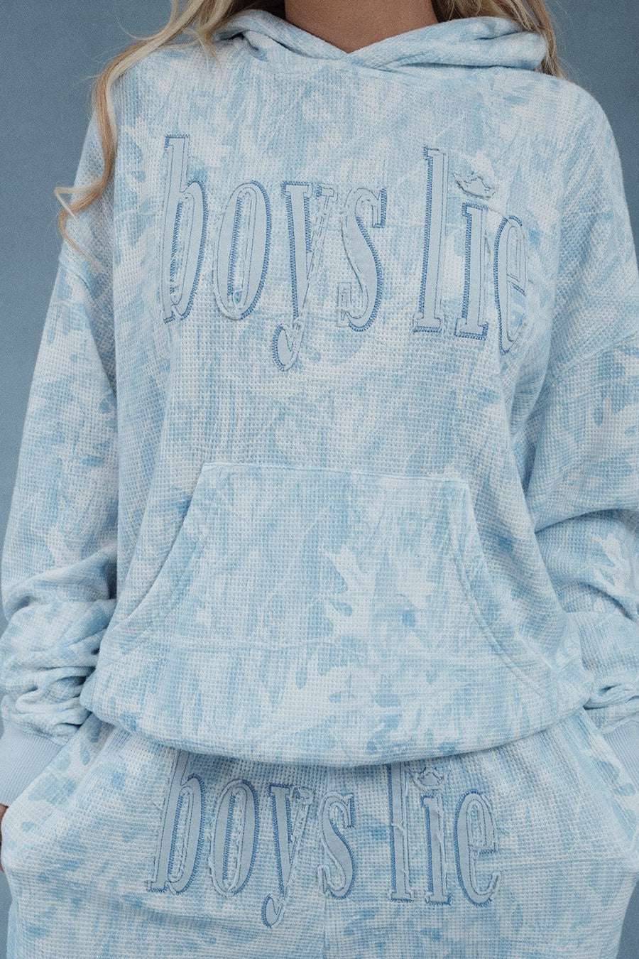 Boys Lie Blue Manhunt Racer Hoodie - Spoiled Brat