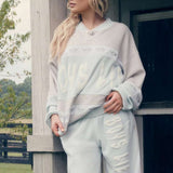 Shop Boys Lie Boys Lie Blue Private School MM Pants Jogger Bottoms for women – premium loungewear and festival fashion at Spoiled Brat