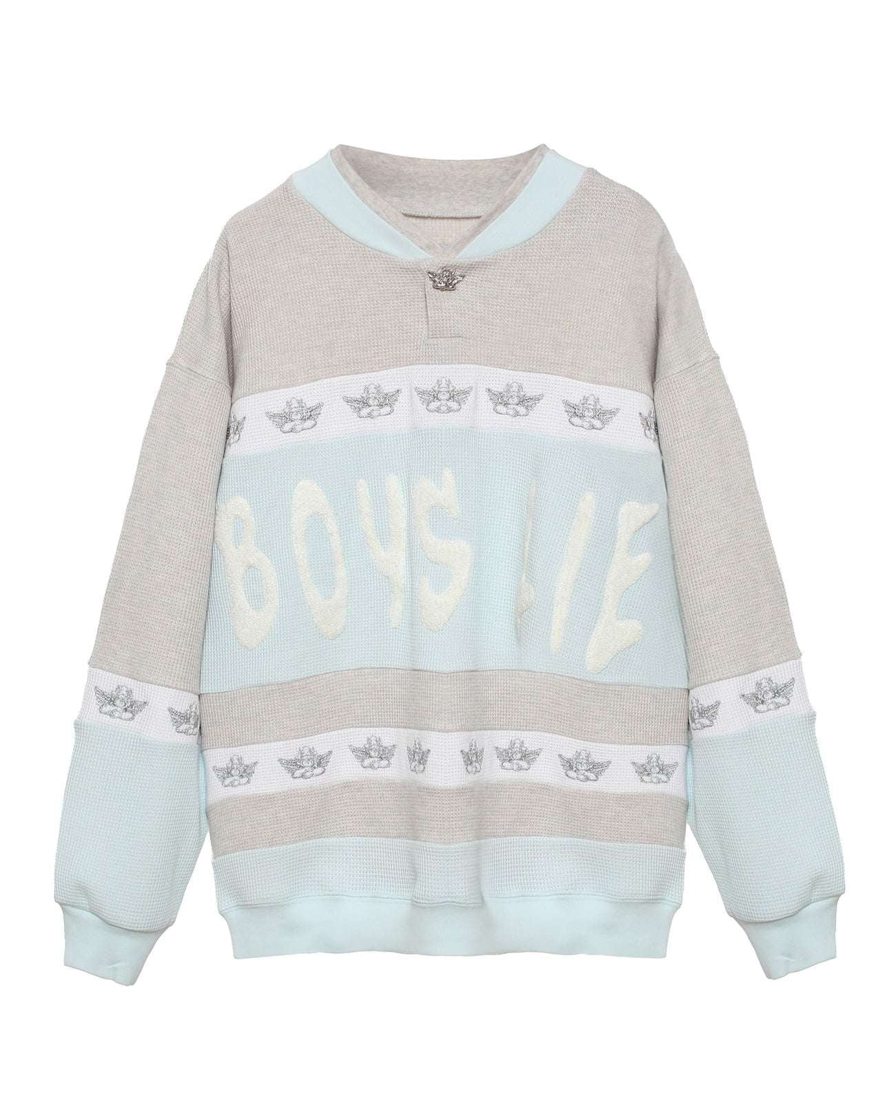 Boys Lie Blue Private School Rider Crewneck - Spoiled Brat
