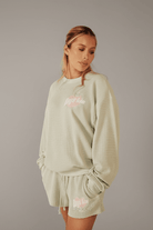 Shop Boys Lie Boys Lie Breakfast Beers Pastel Kara Crewneck Sweater Sweater for women – premium loungewear and festival fashion at Spoiled Brat