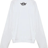 Shop Boys Lie Boys Lie Caitlyn Coded Kara Crewneck Sweater Sweater for women – premium loungewear and festival fashion at Spoiled Brat