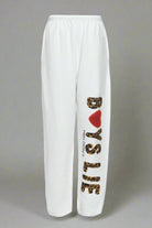 Shop Boys Lie Boys Lie Caitlyn Coded Kimmy Jogger Pant Jogger Bottoms for women – premium loungewear and festival fashion at Spoiled Brat