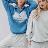 Shop Boys Lie Boys Lie Charmer Racer Hoodie as seen on Chloe Sims Hooded Sweatshirt for women – premium loungewear and festival fashion at Spoiled Brat