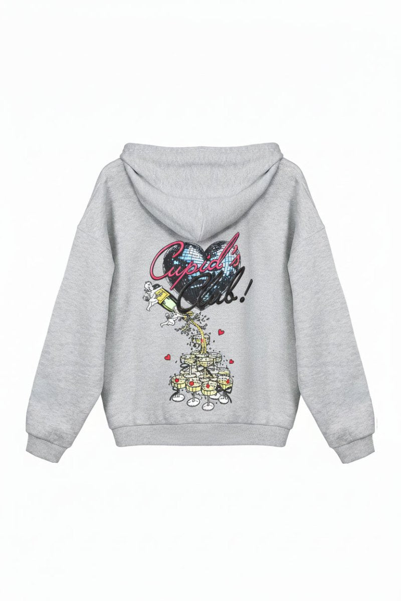 Shop Boys Lie Boys Lie Cupids Club Harley Zip Up Sweater Sweater for women – premium loungewear and festival fashion at Spoiled Brat