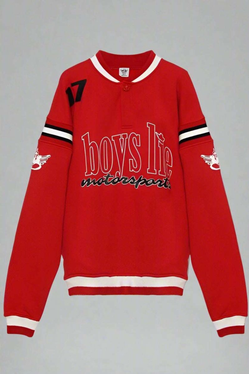 Shop Boys Lie Boys Lie Fire Fueler Jordan Crewneck Jumper as seen on Megan Fox Sweater for women – premium loungewear and festival fashion at Spoiled Brat